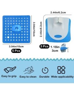 Set de 8 Cepillos de Verduras JEPELUS - Limpieza Eficaz 2