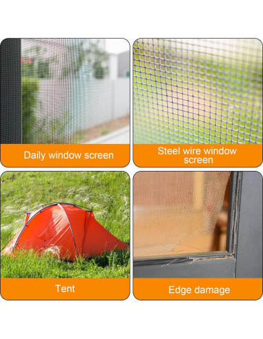 Kit de Reparación de Pantalla de Ventana Kifmurase 12 Piezas