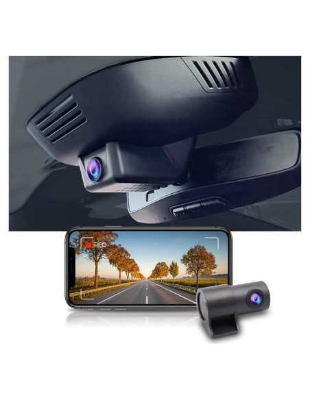 Cámara de Tablero Dual Fitcamx 4K Frontal + 1080P Trasera para Volvo XC40