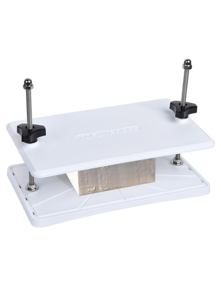 Prensa de Tofu Akamino - Placas Curvas, 408g, Fácil Limpieza