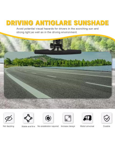 Visera Solar Polarizada Loisdaro para Coche - Protección UV 2