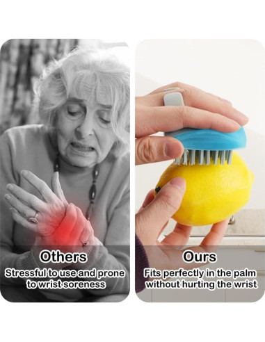 Set de 8 Cepillos de Verduras JEPELUS - Limpieza Eficaz