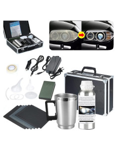 Kit de Restauración de Faros VCTSELITY con 200ml de Líquido