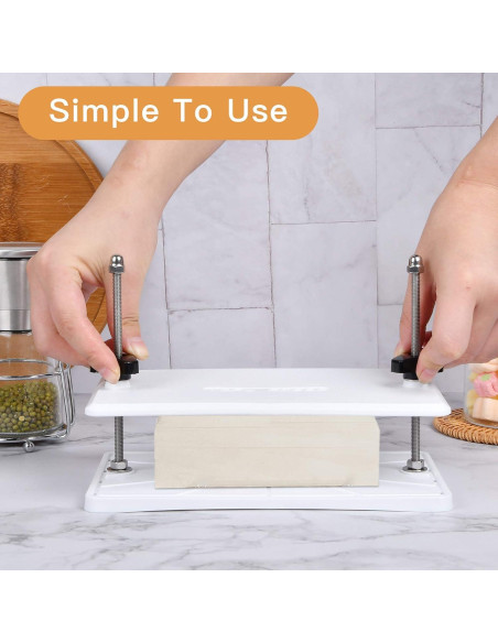 Prensa de Tofu Akamino - Placas Curvas, 408g, Fácil Limpieza