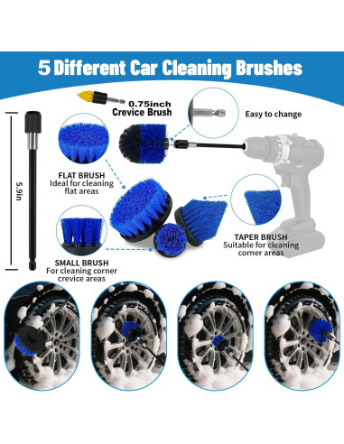 Kit de Detallado de Autos VTSHENY 36 Piezas Profesional