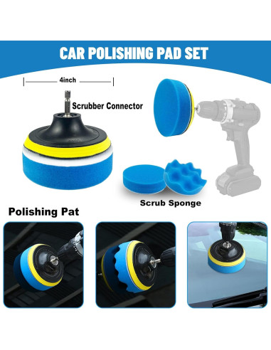 Kit de Detallado de Autos VTSHENY 36 Piezas Profesional