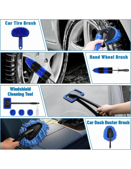 Kit de Detallado de Autos VTSHENY 36 Piezas Profesional