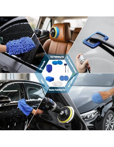 Kit de Detallado de Autos VTSHENY 36 Piezas Profesional