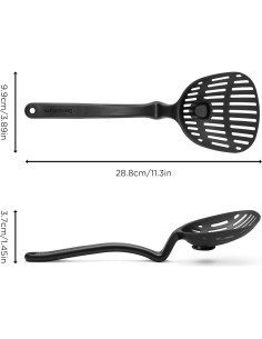 Cuchara coladora Lestrain Dreamfarm 28 cm Nylon Negro 2