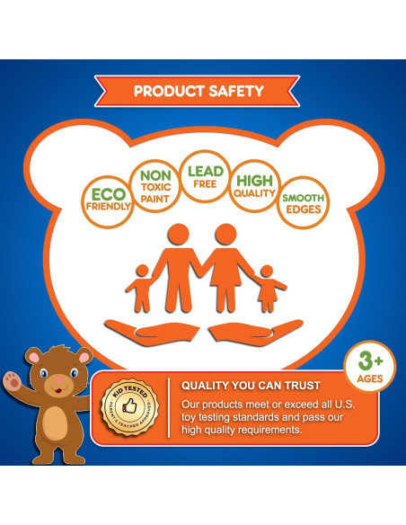 Bloques de Alfabeto Bilingües Kids Korner - 30 Bloques de Madera