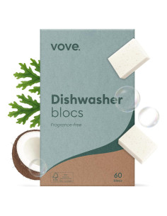Blocs de Detergente Ecológico Vove para Lavavajillas - 60 Tabletas