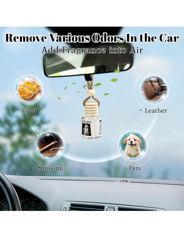 Ambientadores Colgantes Rewgey - Paquete de 4, Aceites Esenciales