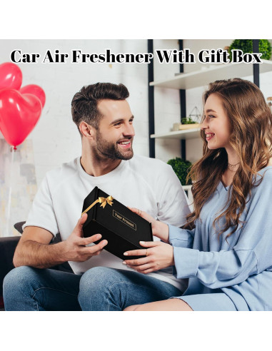 Ambientadores Colgantes Rewgey - Paquete de 4, Aceites Esenciales