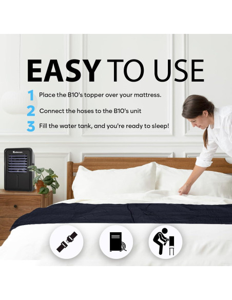 Sistema de Enfriamiento de Cama Adamson B10 Twin 190.5x99.1cm