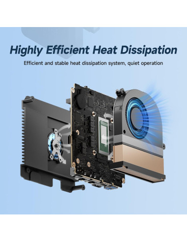 Mini PC Gaming Reatan Alloy-X Ryzen 7 7840HS 32GB 1TB SSD