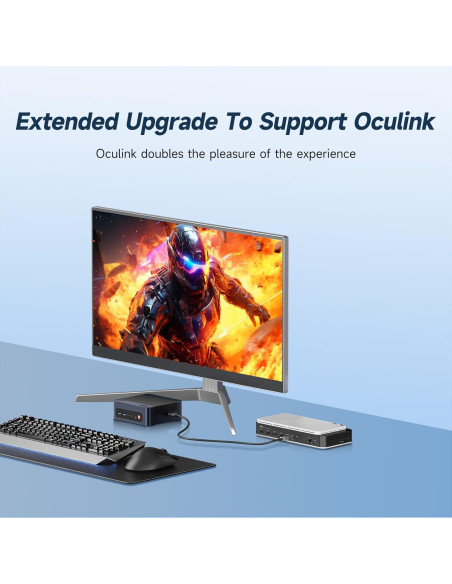 Mini PC Gaming Reatan Alloy-X Ryzen 7 7840HS 32GB 1TB SSD