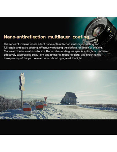 Lente Cine 16mm T2.5 7artisans para Montura EF - Profesional