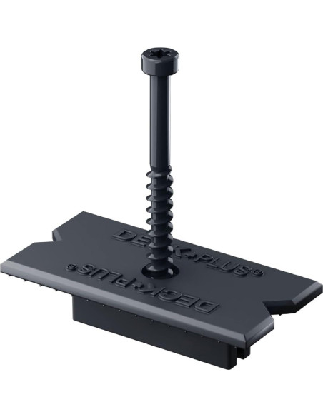 Sujetadores Ocultos Deck Plus Eclipse Ozco, Acero Inoxidable, 90 Pzas