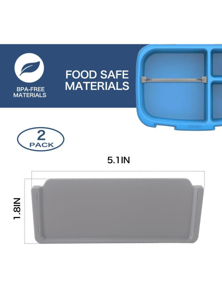 Divisor de Inserción para Caja de Almuerzo Bentgo Fresh - 2 Piezas