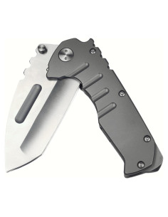 Cuchillo Plegable Táctico Geegift Axe Meide 21.8 cm Gris