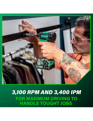 Destornillador de Impacto Inalámbrico Metabo HPT 18V 175Nm