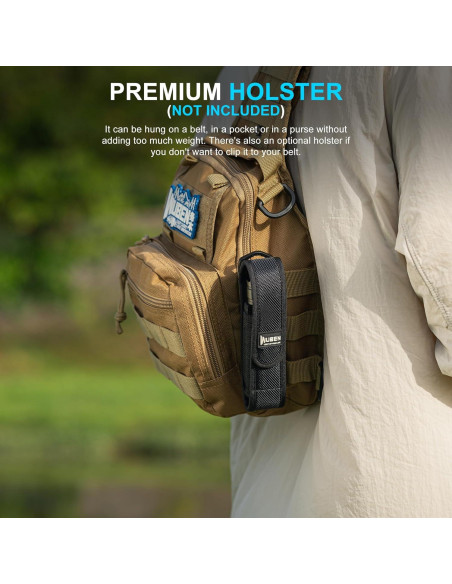 Linterna Recargable WUBEN C3 1200 Lúmenes LED IP68 Verde