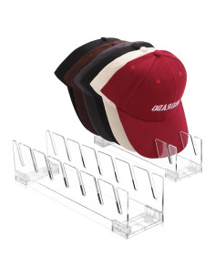 Soporte para Gorras COKIHOM 2 Paquete Organizador Transparente