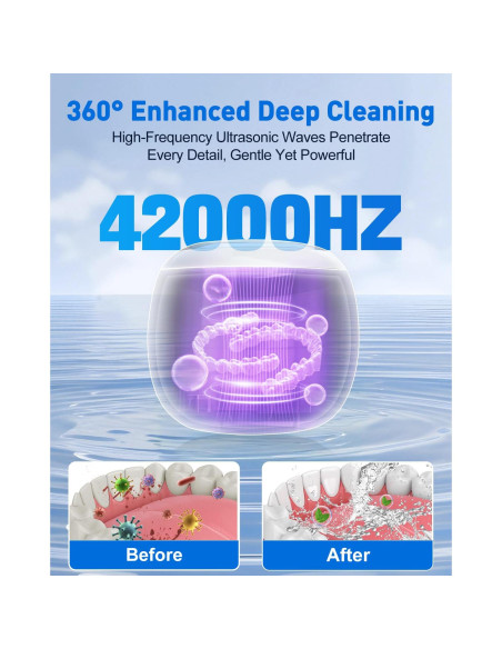 Limpiador Ultrasónico de Dentaduras NARELECT 180ml Blanco Limpiador Ultrasónico de Dentaduras NARELECT 180ml Blanco