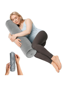 Almohada Inflable ETROL para Cuerpo Completo 89 cm Gris