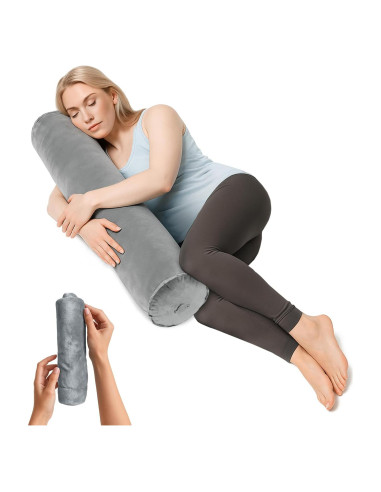 Almohada Inflable ETROL para Cuerpo Completo 89 cm Gris
