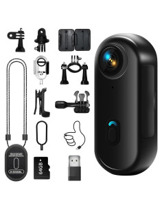 Cámara de Acción 4K Genérico Compacta con Montaje Magnético