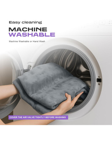 Almohada Inflable ETROL para Cuerpo Completo 89 cm Gris