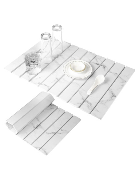 Alfombrilla de Secado de Piedra Diatomácea ANYEEK 60x39 cm Plegable