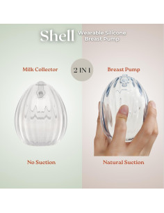 Bomba de Pecho Manual Haakaa 75 ml Silicona Grado Médico 2