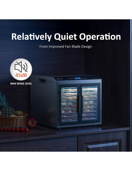 Deshidratador de Alimentos Septree DBC-09B, 9 Bandejas 1000W