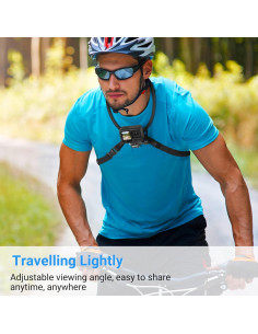 Soporte de Cuello Ajustable STARTRC para GoPro Hero 13/12/11/10 2