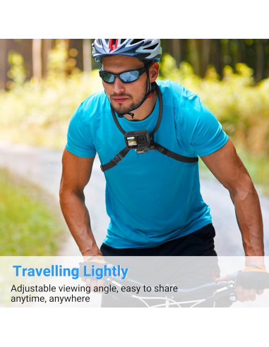 Soporte de Cuello Ajustable STARTRC para GoPro Hero 13/12/11/10