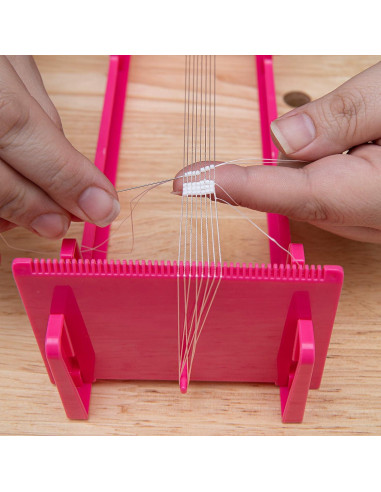 Kit de Telar de Cuentas LoomEEZ The Beadsmith - Ajustable, 3 Longitudes