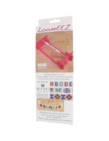 Kit de Telar de Cuentas LoomEEZ The Beadsmith - Ajustable, 3 Longitudes