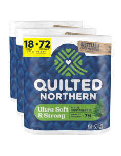 Papel Higiénico Quilted Northern Ultra Suave 18 Rollos Mega