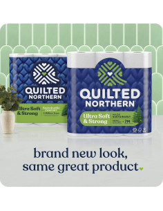 Papel Higiénico Quilted Northern Ultra Suave 18 Rollos Mega 2