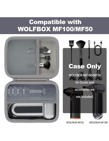 Funda de almacenamiento dura Khanka para soplador Wolfbox MF100