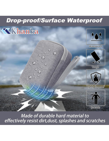 Funda de almacenamiento dura Khanka para soplador Wolfbox MF100