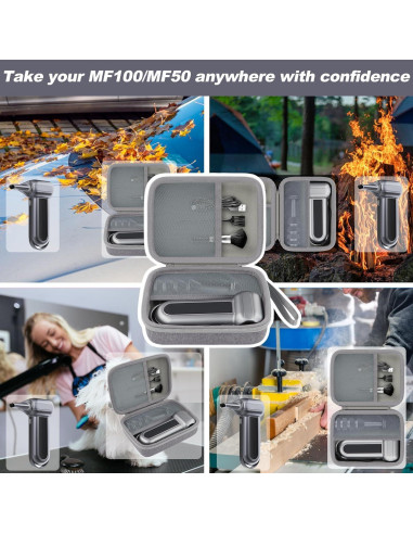 Funda de almacenamiento dura Khanka para soplador Wolfbox MF100