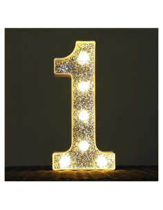 Letras Iluminadas LED Marquee KANLONG - 26 Letras + 10 Números