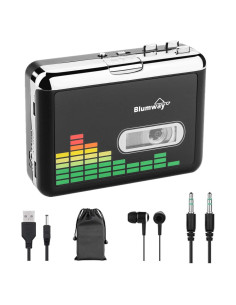 Reproductor de Cinta Cassette Portátil BlumWay a MP3 USB