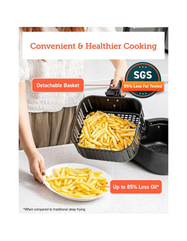 Freidora de Aire COSORI CP168-AF 5.8L 13 Funciones Negra