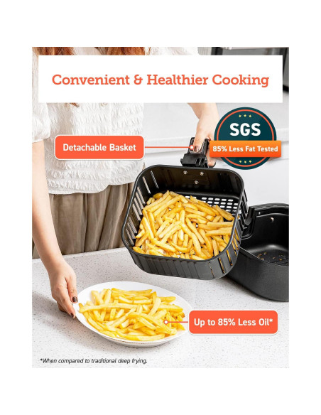 Freidora de Aire COSORI CP168-AF 5.8L 13 Funciones Negra