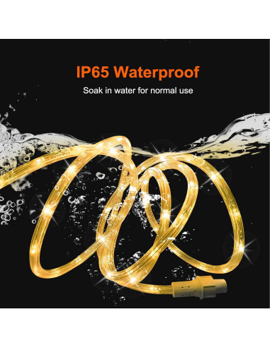 Luces de Cuerda LED SINGCHUNGTE 15m 16 Colores Control Remoto