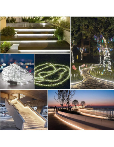 Luces de Cuerda LED SINGCHUNGTE 15m 16 Colores Control Remoto